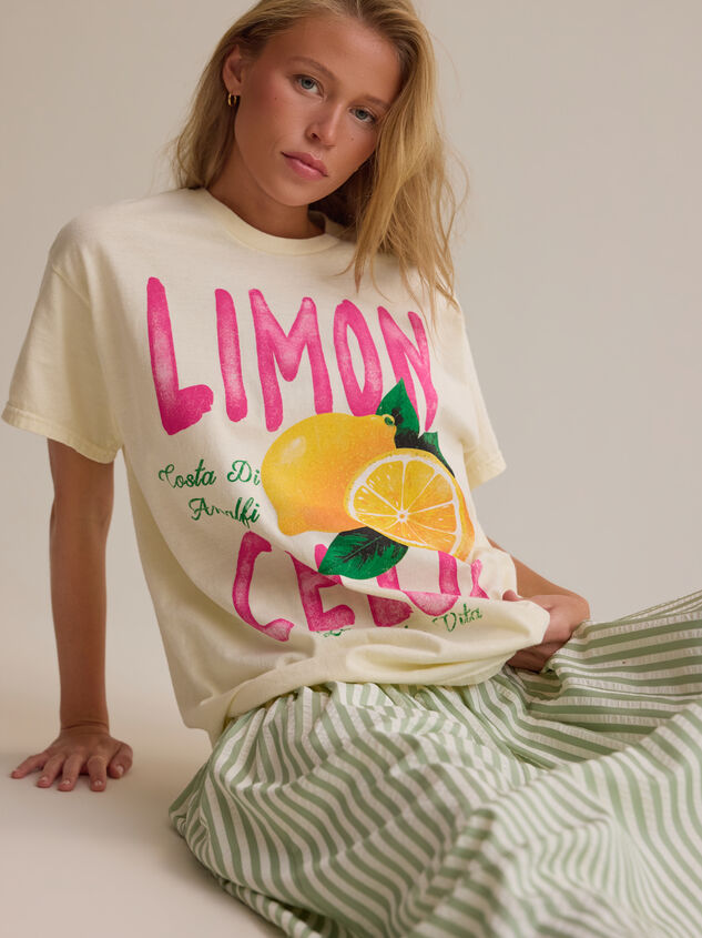 Limoncello Oversized Tee Detail 6 - AS Kids
