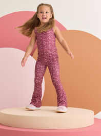 Katie Floral Flare Jumpsuit Detail 2 - AS Kids