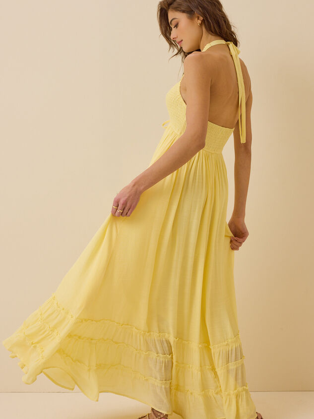 August Halter Maxi Dress Detail 4 - AS Kids