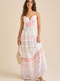 Addie Floral Maxi Dress Detail 3 - AS Kids