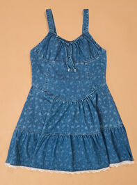 Presley Denim Dress and Tee Set Detail 5 - AS Kids