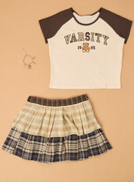 Vivian Varsity Plaid Set - AS Kids