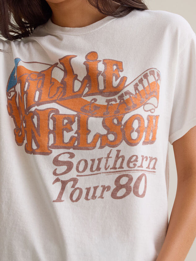 Willie Nelson Oversized Tee Detail 3 - AS Kids