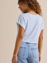 Abbey Cropped Stripe Tee Detail 5 - ALTAR'D STATE KIDS