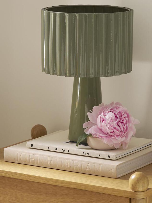 Loretta Enamel Table Lamp Detail 2 - ALTAR'D STATE KIDS
