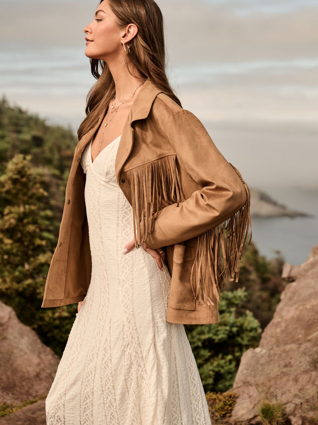 Beth Fringe Jacket Detail 3 - AS Kids