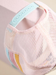 Striped Bronco Trucker Hat Detail 3 - ALTAR'D STATE KIDS