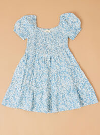 Ashley Floral Toddler Dress Detail 2 - ALTAR'D STATE KIDS