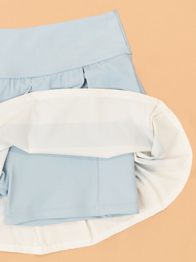 Pippin Pleated Cheer Skirt Detail 4 - AS Kids