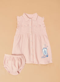 Winnie Western Dress Detail 5 - ALTAR'D STATE KIDS