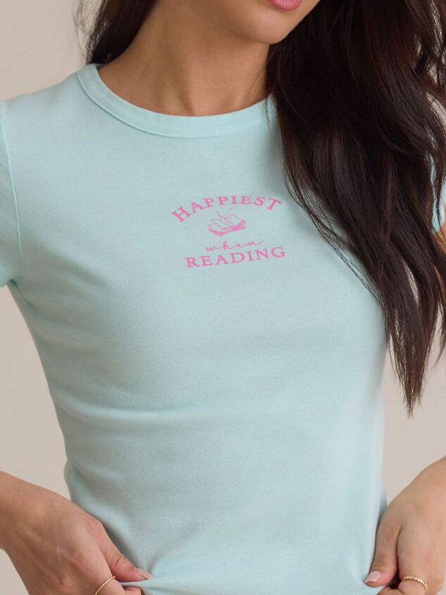 Happiest When Reading Baby Tee Detail 2 - ALTAR'D STATE KIDS