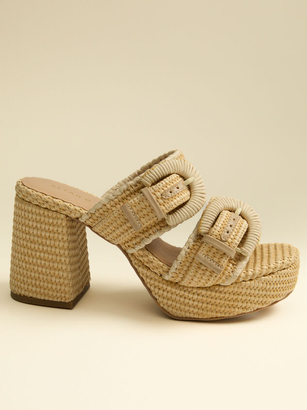 Danila Platform Raffia Heels - AS Kids