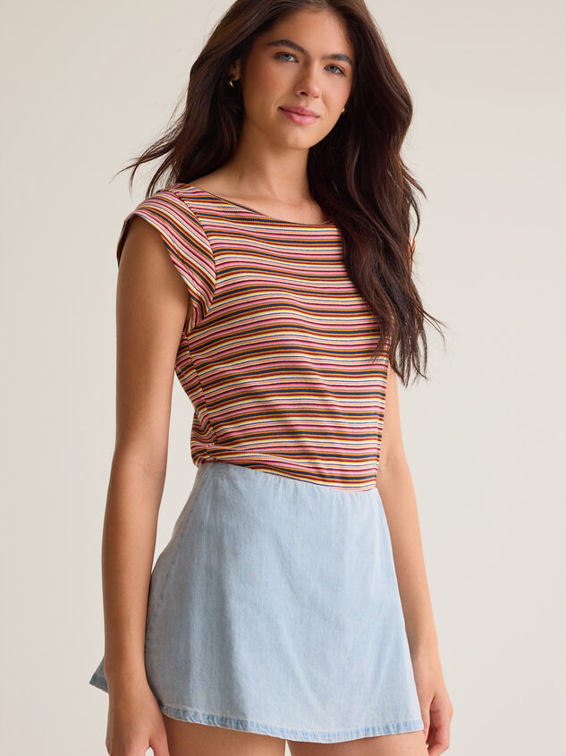 Amanda Denim Skort Detail 5 - AS Kids