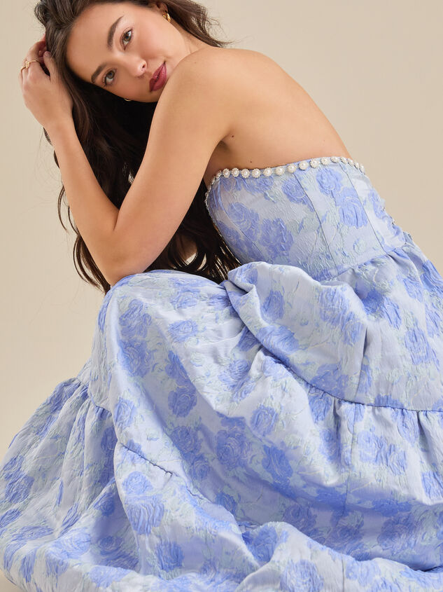 Skye Floral Maxi Dress Detail 4 - ALTAR'D STATE KIDS