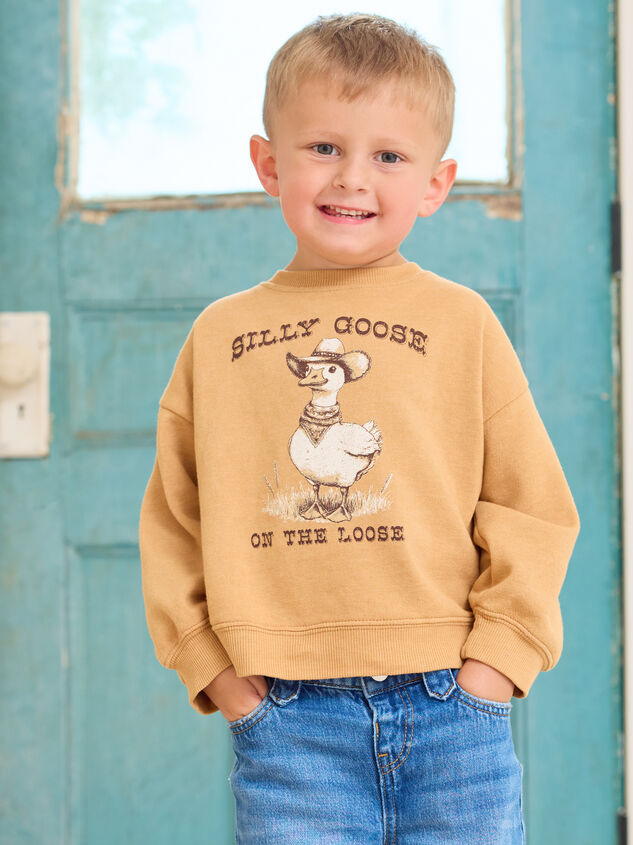 Silly Goose on the Loose Graphic Sweatshirt - ALTAR'D STATE KIDS