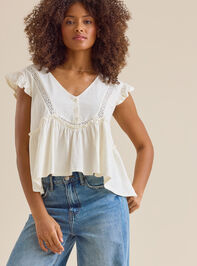 Zaya Boho Henley Top Detail 3 - AS Kids