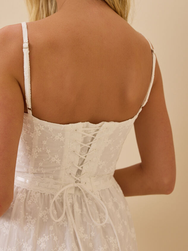 Olive Embroidered Mini Dress Detail 6 - ALTAR'D STATE KIDS