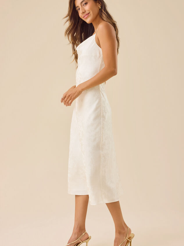 Olandria Satin Midi Dress Detail 3 - AS Kids
