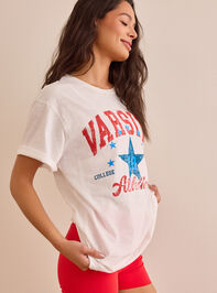 Varsity Athletic Oversized Tee Detail 4 - AS Kids