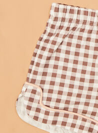 Eloise Gingham Toddler PJ Set Detail 4 - AS Kids