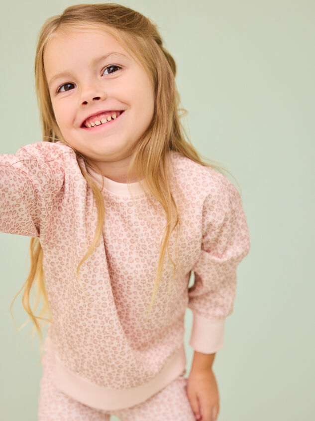 Lilah Leopard Sweatshirt - ALTAR'D STATE KIDS