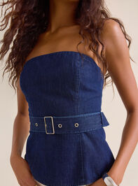 Sheridan Denim Tube Top Detail 3 - ALTAR'D STATE KIDS