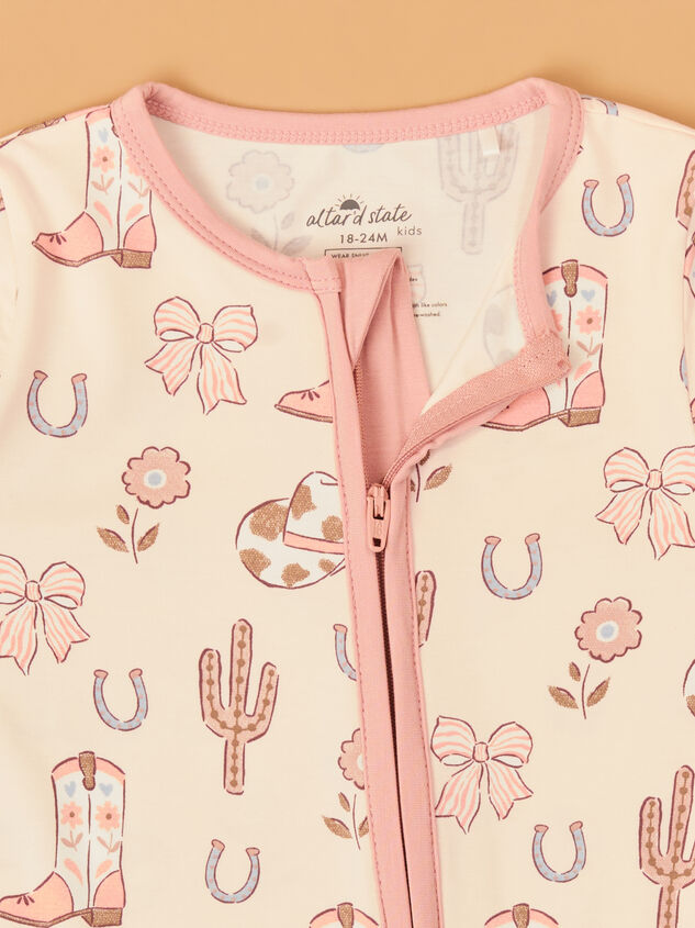 Boots and Bows Romper Detail 3 - AS Kids