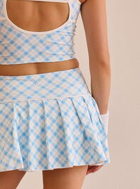 Backspin Plaid Active Skort Detail 5 - AS Kids
