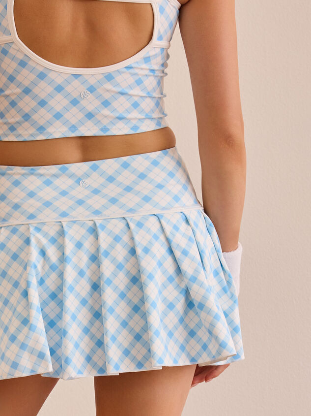 Backspin Plaid Active Skort Detail 5 - AS Kids