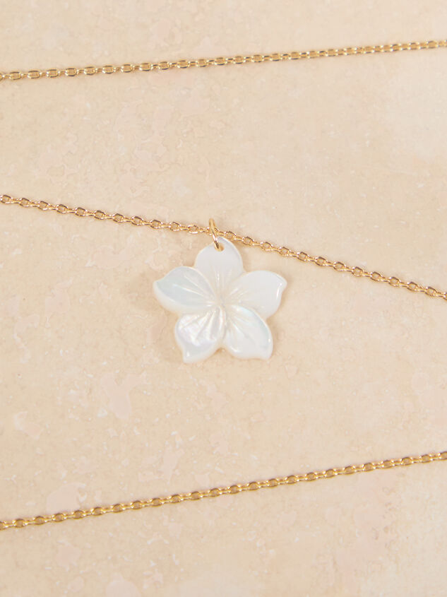 Izzy Dainty Flower Charm Necklace Detail 3 - ALTAR'D STATE KIDS
