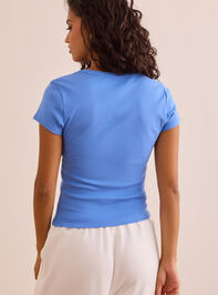 Make Heaven Crowded Baby Tee Detail 4 - ALTAR'D STATE KIDS