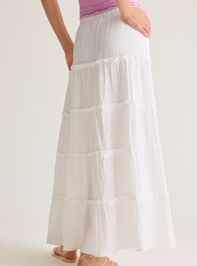 Gillian Tiered Maxi Skirt Detail 6 - AS Kids