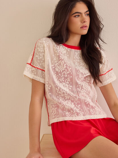 Movement Lace Tee - AS Kids