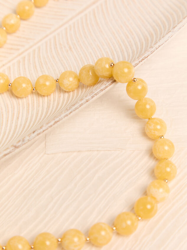 Sunlit Beaded Statement Necklace Detail 3 - AS Kids