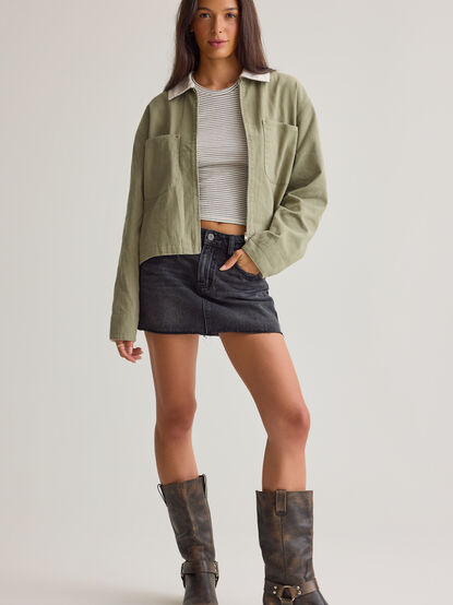 Jayden Cropped Trucker Jacket - AS Kids