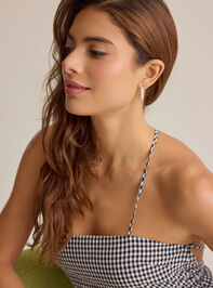 Dotted Oval Statement Hoops - AS Kids