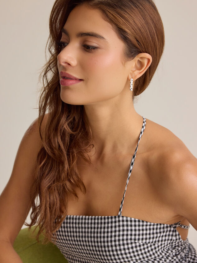 Dotted Oval Statement Hoops - AS Kids