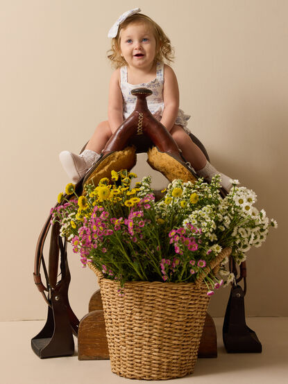 Savannah Western Sunsuit - ALTAR'D STATE KIDS