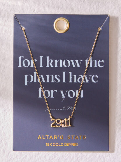 Jeremiah 29:11 Necklace - AS Kids