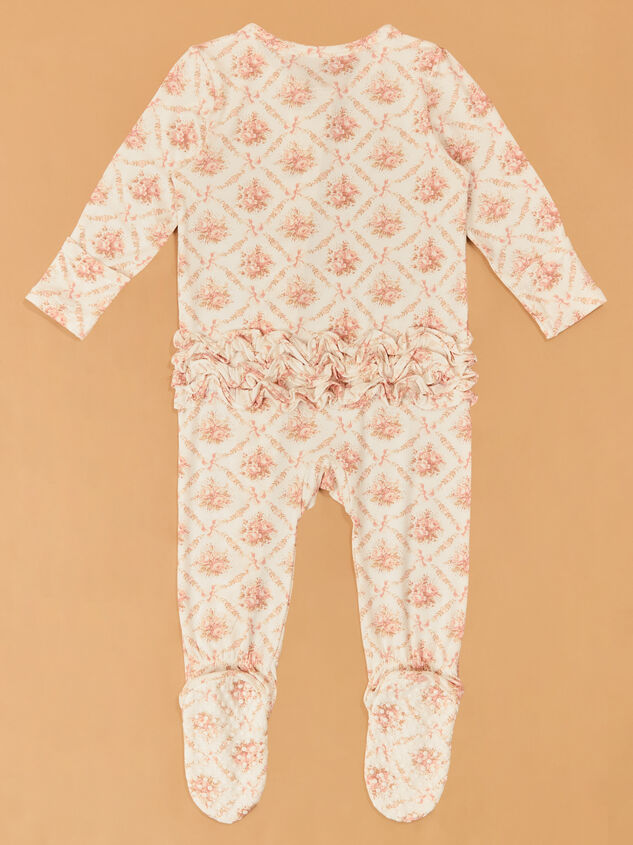 Rosie Bow Ruffle Footie Detail 4 - AS Kids