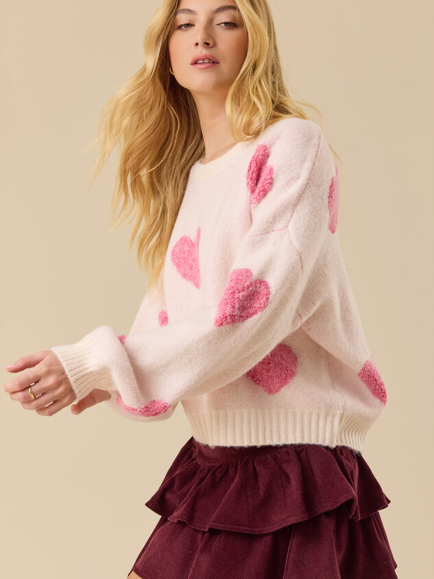 Juliet Hearts Sweater Detail 4 - ALTAR'D STATE KIDS