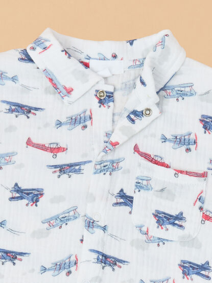 Vintage Planes Polo and Shorts Set - AS Kids
