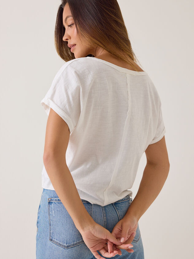 Demi Slub Roll Sleeve Tee Detail 5 - AS Kids