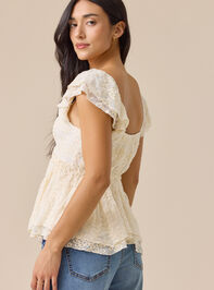 Madeline Embroidered Babydoll Top Detail 4 - ALTAR'D STATE KIDS