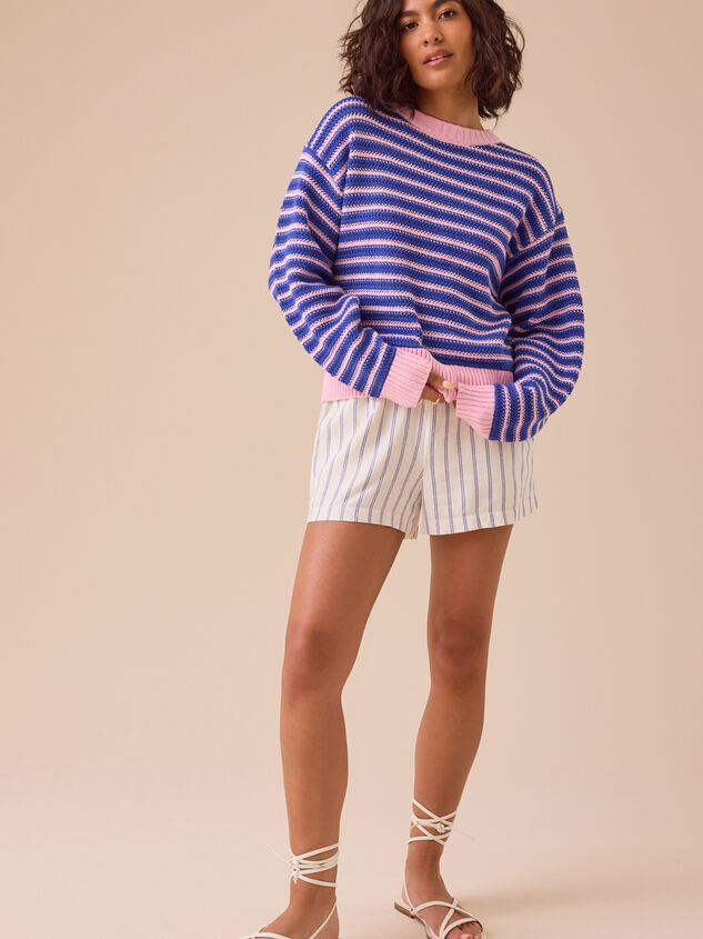 Poppy Bright Boxy Sweater Detail 2 - ALTAR'D STATE KIDS