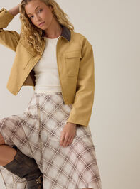 Sarah Suede Collar Trucker Jacket - AS Kids