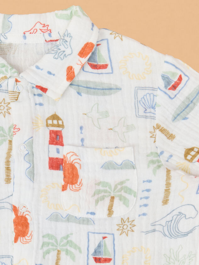 Club Mediterranean Short Sleeve Set Detail 3 - ALTAR'D STATE KIDS