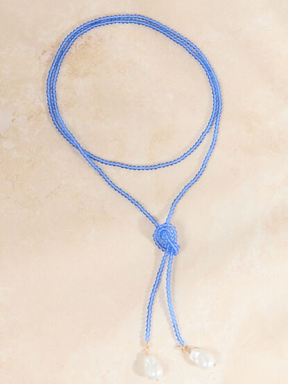 Quinn Wrap Beaded Pearl Necklace - ALTAR'D STATE KIDS