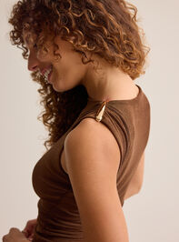 Jenni Draped Maxi Dress Detail 5 - AS Kids
