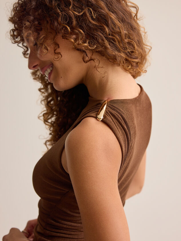 Jenni Draped Maxi Dress Detail 5 - AS Kids